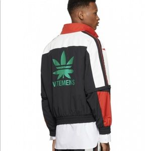 Vetements black & red track jacket